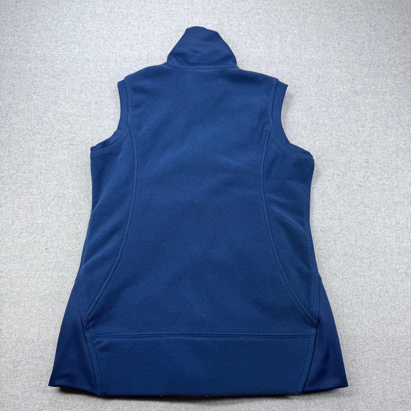 Auburn University Tigers Columbia Fleece Vest Sz M Blue‎ Full Zip Pockets - Picture 10 of 13